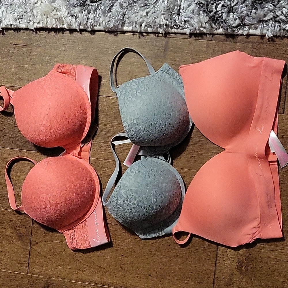 3 new VS padded bras